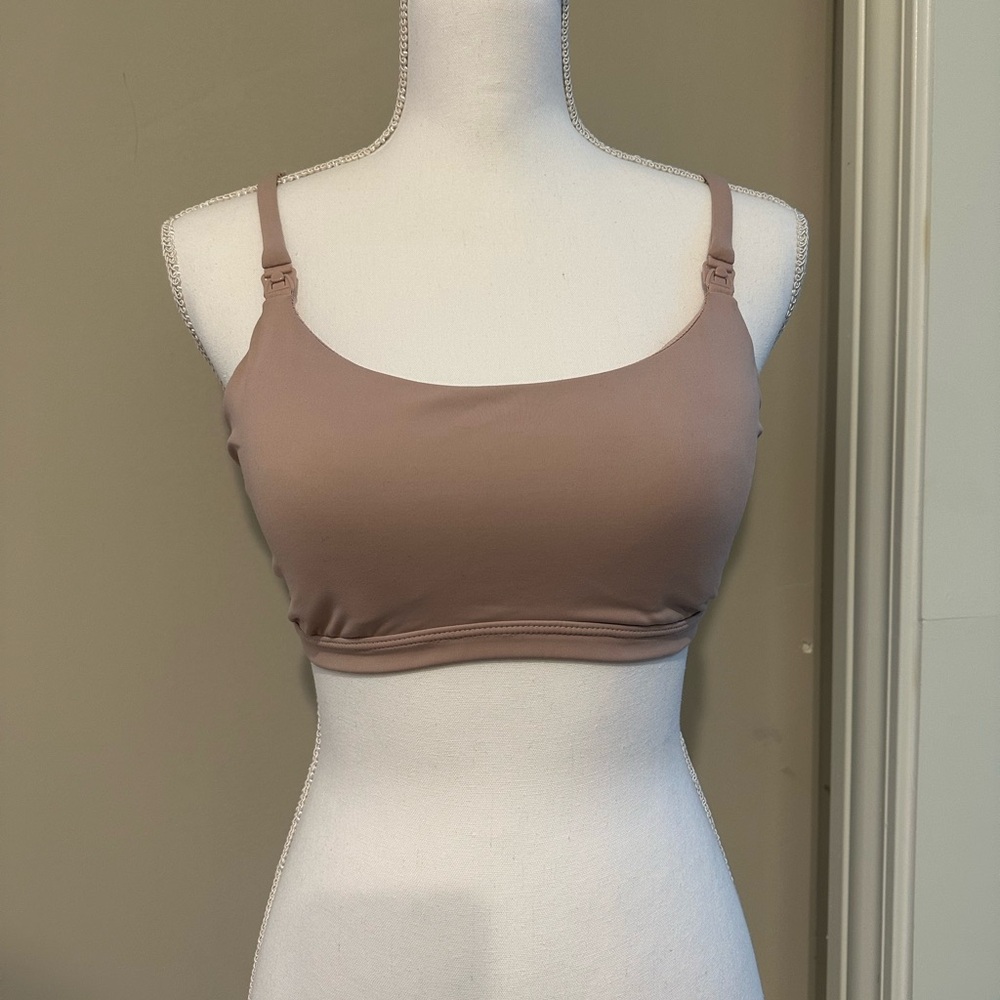 Dusty Rose Maternity/Breastfeeding Sports Bra